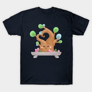 Cute Bonsai with Hearty Shape Trunk T-Shirt